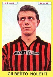 Sticker Gilberto Noletti - Calciatori 1966-1967 n. 207 - Panini