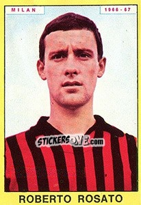 Sticker Roberto Rosato - Calciatori 1966-1967 n. 210 - Panini