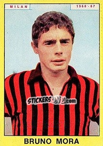 Sticker Bruno Mora - Calciatori 1966-1967 - Panini