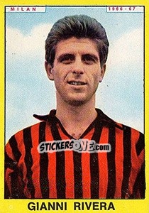 Figurina Gianni Rivera - Calciatori 1966-1967 - Panini