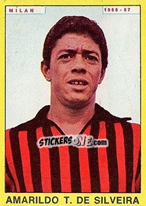 Sticker Amarildo T. De Silveira - Calciatori 1966-1967 - Panini