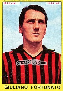 Cromo Giuliano Fortunato - Calciatori 1966-1967 - Panini