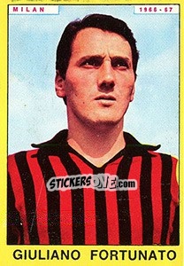 Sticker Giuliano Fortunato - Calciatori 1966-1967 n. 219 - Panini