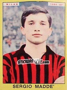 Figurina Sergio Madde - Calciatori 1966-1967 - Panini