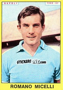 Cromo Romano Micelli - Calciatori 1966-1967 - Panini