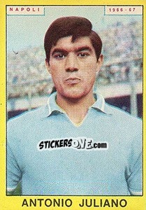Sticker Antonio Juliano - Calciatori 1966-1967 n. 231 - Panini