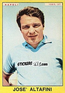 Sticker Jose Altafini - Calciatori 1966-1967 n. 232 - Panini