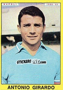 Sticker Antonio Girardo - Calciatori 1966-1967 n. 236 - Panini