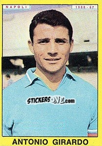 Figurina Antonio Girardo - Calciatori 1966-1967 - Panini