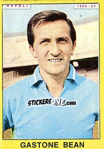 Cromo Gastone Bean - Calciatori 1966-1967 - Panini