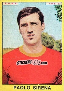 Sticker Paolo Sirena - Calciatori 1966-1967 - Panini