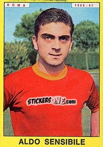 Sticker Aldo Sensibile - Calciatori 1966-1967 n. 243 - Panini