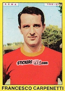 Sticker Francesco Carpenetti - Calciatori 1966-1967 n. 246 - Panini