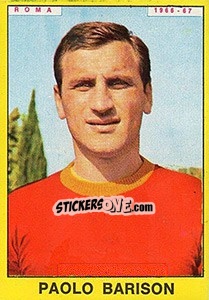 Sticker Paolo Barison - Calciatori 1966-1967 - Panini
