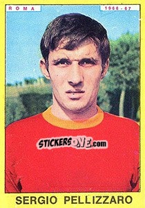 Sticker Sergio Pallizzaro - Calciatori 1966-1967 n. 254 - Panini