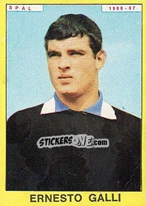 Sticker Ernesto Galli - Calciatori 1966-1967 - Panini