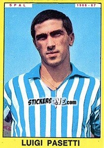 Sticker Luigi Pasetti - Calciatori 1966-1967 - Panini