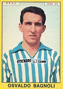 Sticker Osvaldo Bagnoli - Calciatori 1966-1967 n. 263 - Panini
