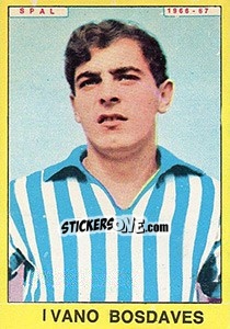 Sticker Ivano Bosdaves - Calciatori 1966-1967 - Panini