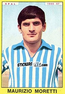 Sticker Maurizio Moretti - Calciatori 1966-1967 n. 265 - Panini