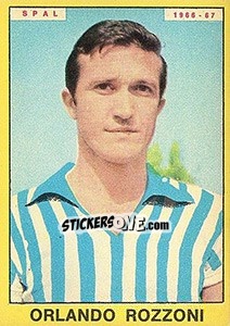 Sticker Orlando Rozzoni - Calciatori 1966-1967 - Panini
