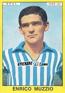 Figurina Enrico Muzzio - Calciatori 1966-1967 - Panini