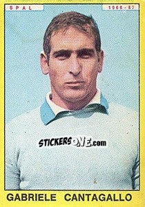 Sticker Gabriele Cantagallo - Calciatori 1966-1967 - Panini