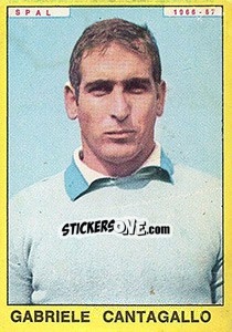 Figurina Gabriele Cantagallo - Calciatori 1966-1967 - Panini