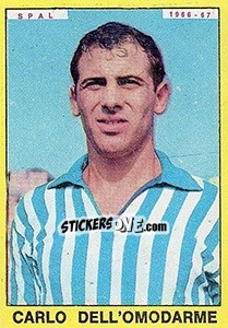Sticker Carlo Dell'Omodarme - Calciatori 1966-1967 - Panini