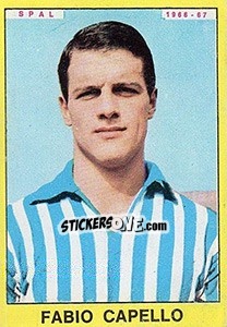 Sticker Fabio Capello - Calciatori 1966-1967 - Panini