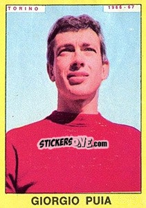Sticker Giorgio Puia - Calciatori 1966-1967 - Panini