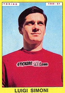 Sticker Luigi Simoni - Calciatori 1966-1967 n. 281 - Panini