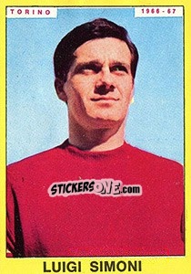 Figurina Luigi Simoni - Calciatori 1966-1967 - Panini