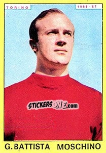 Sticker G. Battista Moschino - Calciatori 1966-1967 - Panini