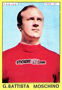 Sticker G. Battista Moschino - Calciatori 1966-1967 n. 284 - Panini