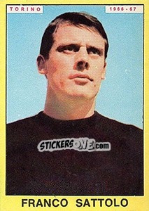 Sticker Franco Sattolo - Calciatori 1966-1967 - Panini