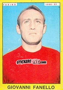 Sticker Giovanni Fanello - Calciatori 1966-1967 n. 289 - Panini
