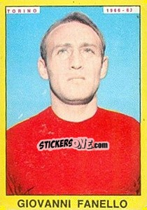 Sticker Giovanni Fanello - Calciatori 1966-1967 - Panini