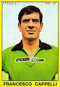 Sticker Francesco Cappelli - Calciatori 1966-1967 n. 296 - Panini