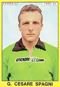 Sticker C. Cesare Spagni - Calciatori 1966-1967 n. 297 - Panini