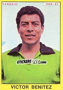 Cromo Victor Benitez - Calciatori 1966-1967 - Panini