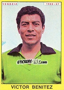 Figurina Victor Benitez - Calciatori 1966-1967 - Panini