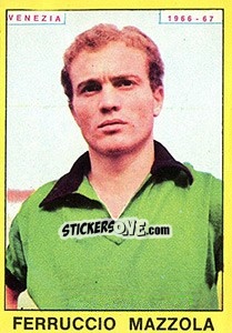 Cromo Ferruccio Mazzola - Calciatori 1966-1967 - Panini