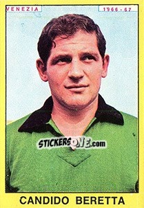Sticker Candido Beretta - Calciatori 1966-1967 n. 305 - Panini