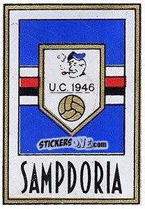 Sticker Scudetto - Calciatori 1966-1967 n. 323 - Panini