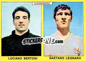 Cromo Bertoni / Legnaro - Calciatori 1966-1967 - Panini