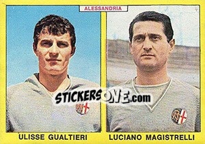 Cromo Gualtieri / Magistrelli - Calciatori 1966-1967 - Panini