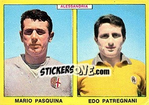 Sticker Pasquina / Patregnani - Calciatori 1966-1967 - Panini