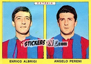 Figurina Albrigi / Pereni - Calciatori 1966-1967 - Panini