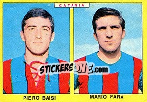 Sticker Baisi / Fara - Calciatori 1966-1967 n. 343 - Panini